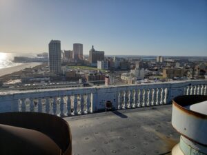 Overlooking the City to the South of Resorts Casino