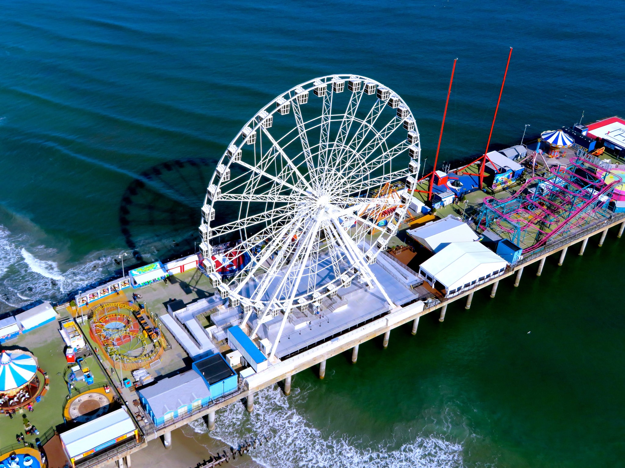 Steel Pier in Atlantic City - Find Amusements, Food, and More Over